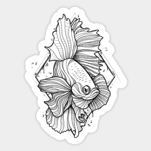 BETTA FISH Sticker